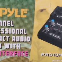 Pyle PAD10MXU Audio Mixer with USB Interface